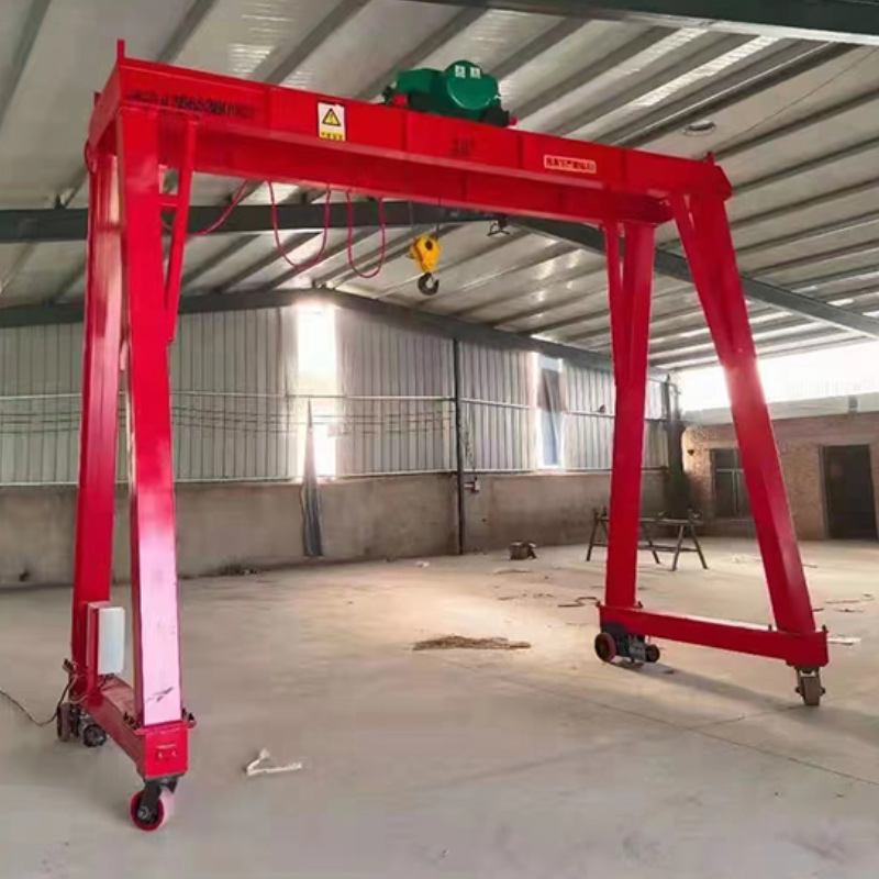 mini trackless movable gantry crane